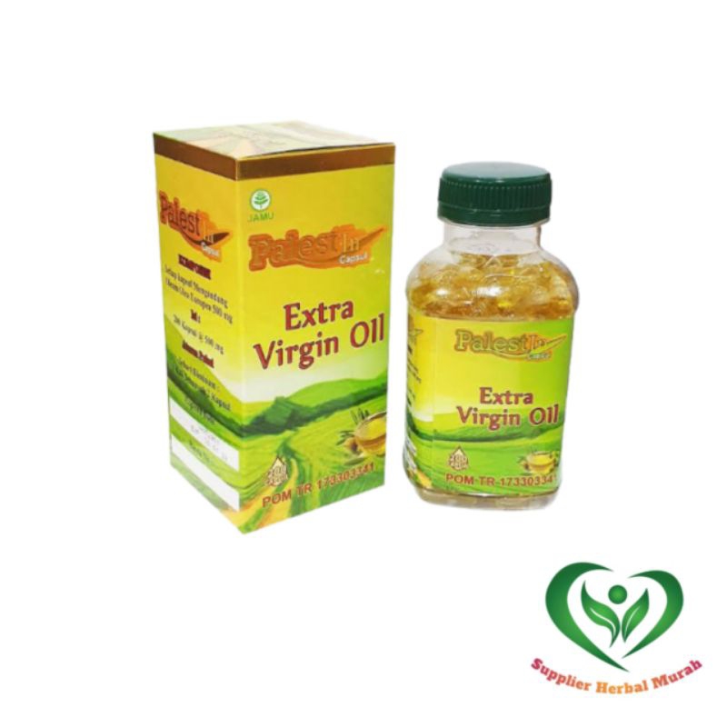 Kapsul Minyak Zaitun Palestine Extra Virgin Oil 200 Kapsul BPOM Original