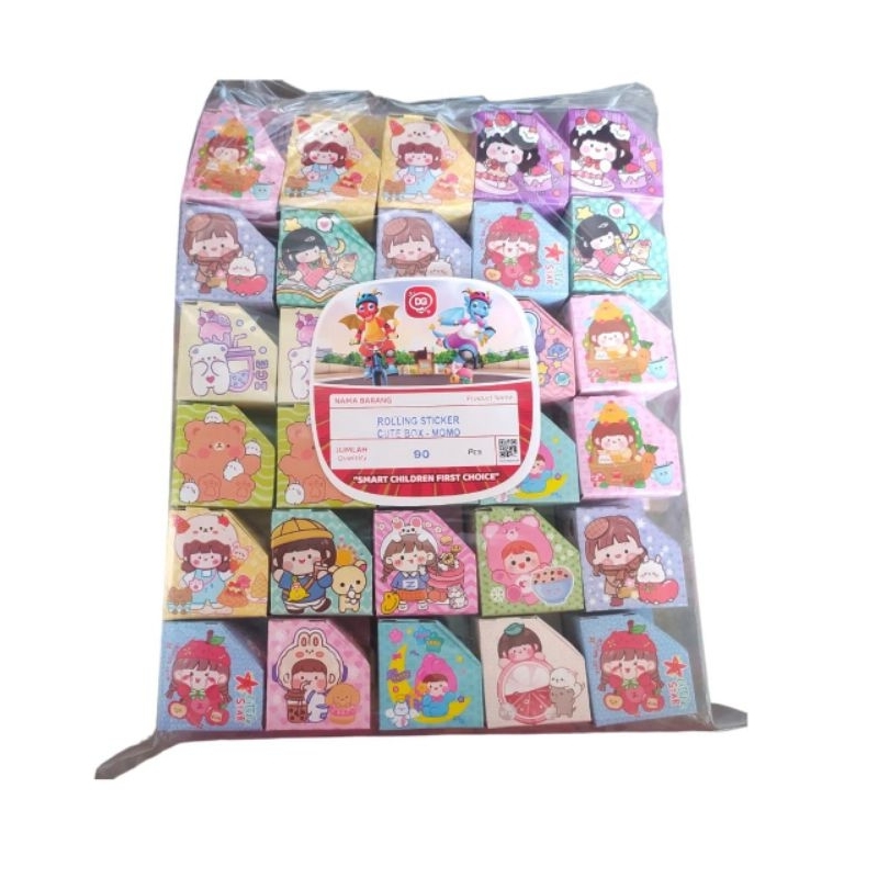 

Stiker Roll Momo || Rolling Stiker Momo And Friends || Stiker DG