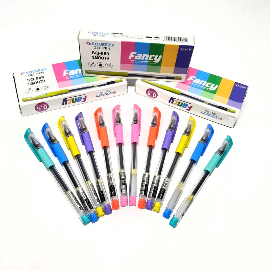 

Harga Grosir (1 kotak/12pcs) PULPEN GEL FANCY SQ-889 0.5MM