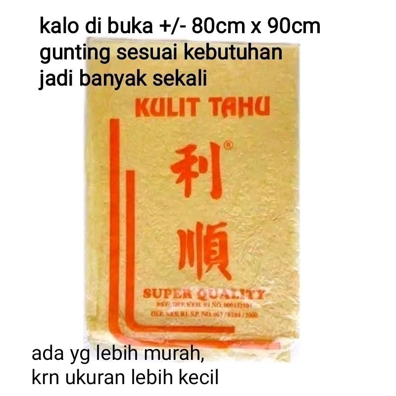 Kulit Tahu Kualitas Super HALAL Kulit Dimsum