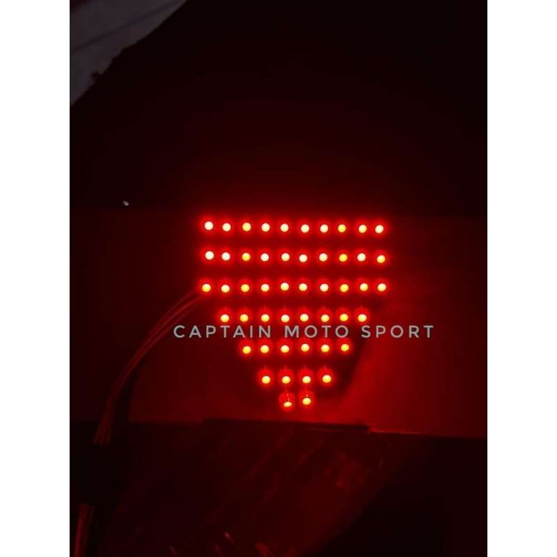 lampu stop running beat fi new 2016-2020 papan lampu stop LED 8 MODE otomatis beat fi 2016-2020