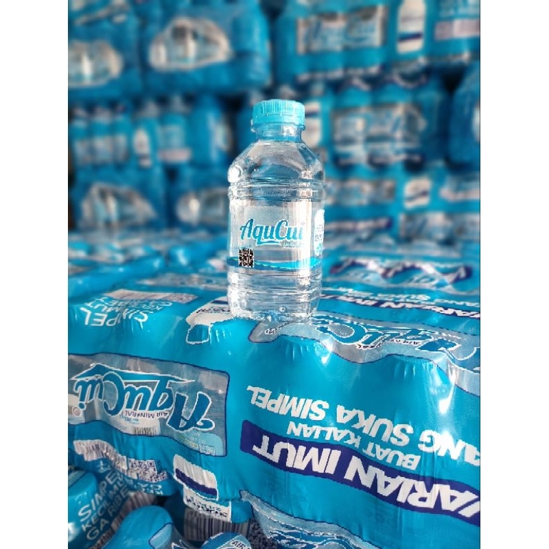 aqucui botol imut 300mlx24 ecer