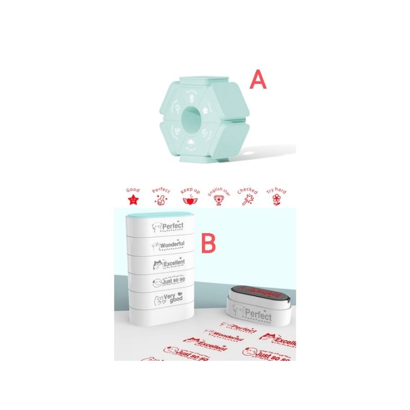 

Stempel Stamp Cap Mini Reward Lucu Unik Simple Praktis Serbaguna Multifungsi Decor Stationery