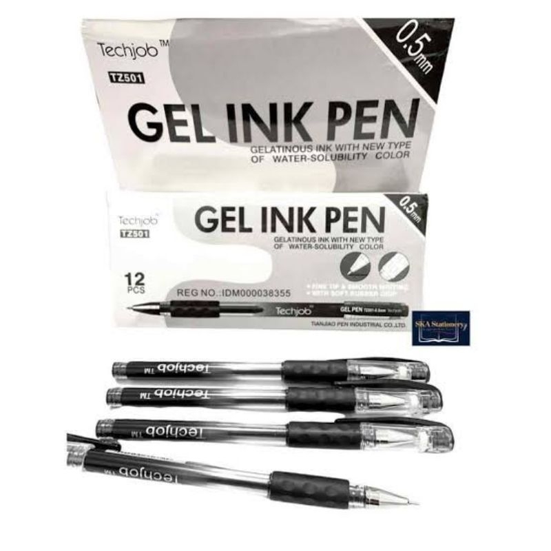 

[PCS] PULPEN TECHJOB 0.5 MM TZ-501 / GEL PEN / BALLPOINT GEL / TZ501 / PULPEN CAIR