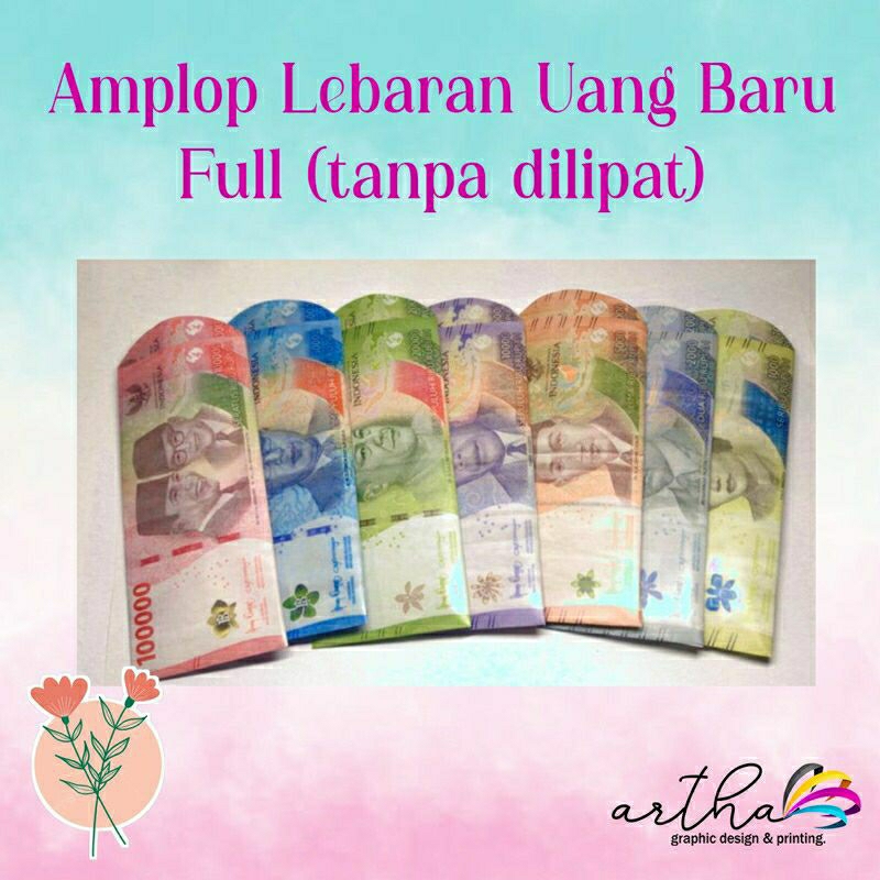 

AMPLOP LEBARAN UANG BARU FULL 1Pcs