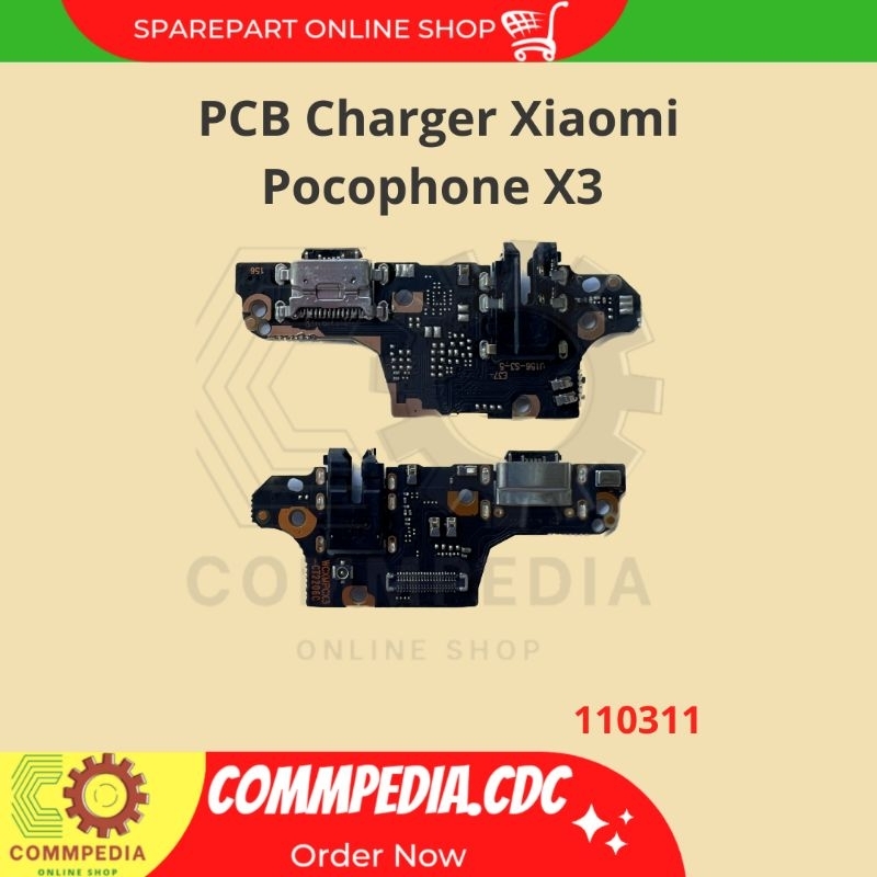 PCB Charger Pocophone x3