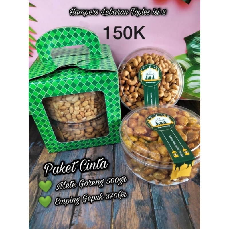 

PAKET CINTA(METE GORENG 500GR,EMPENG GEPUK 350GR)