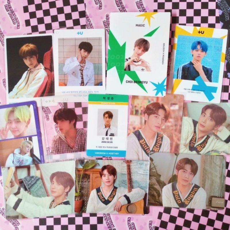 ‼️ CLEARANCE SALE ‼️ pc photocard txt soobin yeonjun beomgyu taehyun hueningkai the dream chapter st