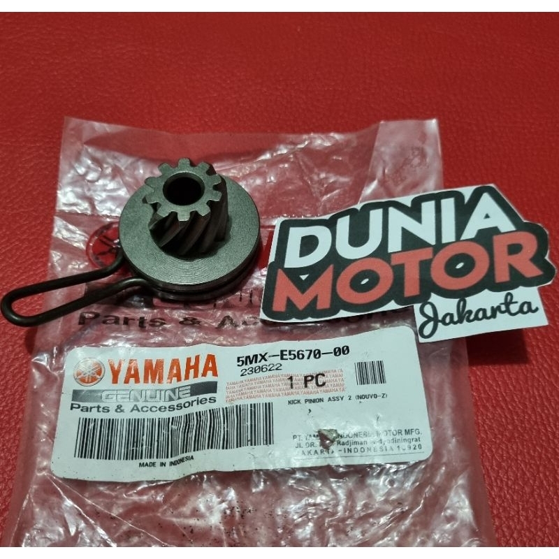 Kick pinion assy nouvo mio soul original yamaha gigi pinion gir pinion gear pinion gigi selah selah 