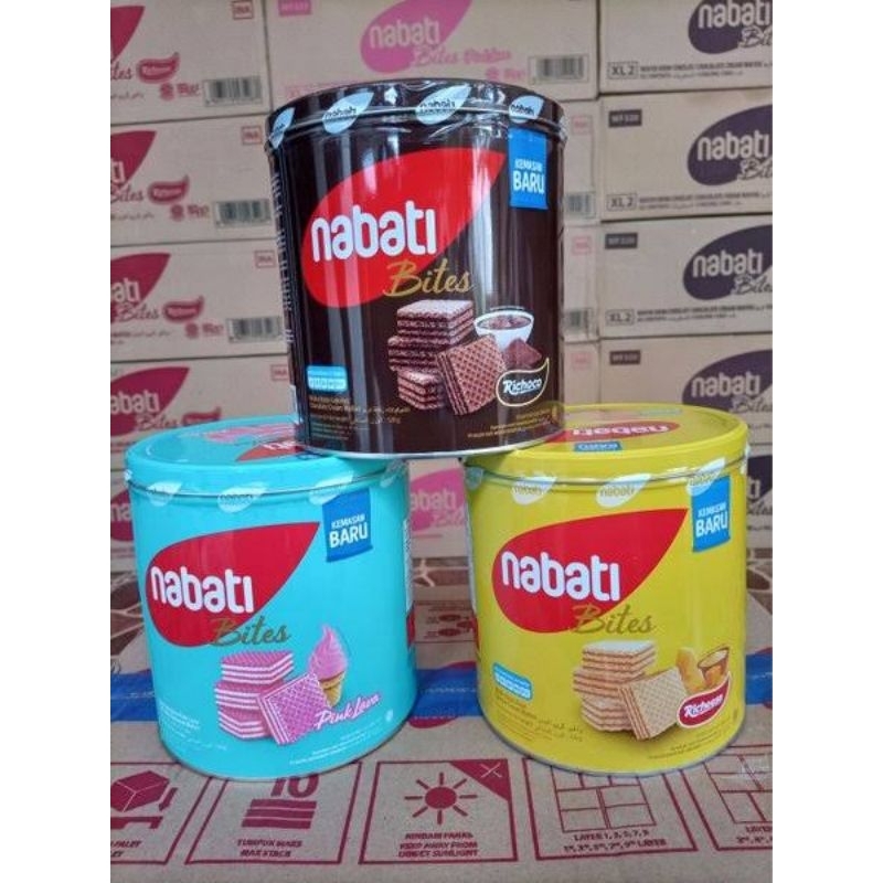 

nabati wafer 287gr | nabati bites wafer kaleng