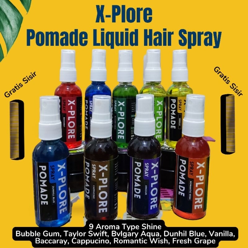 Pomade Spray Pomade Cair Pomade Liquid Xplore 60 Ml