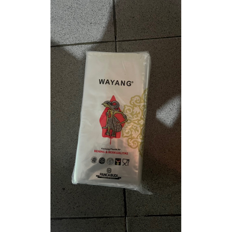 Plastik wayang ukuran 10x20 12x25 15x30