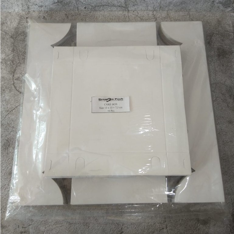Cake Box/Dus Kue Putih Polos