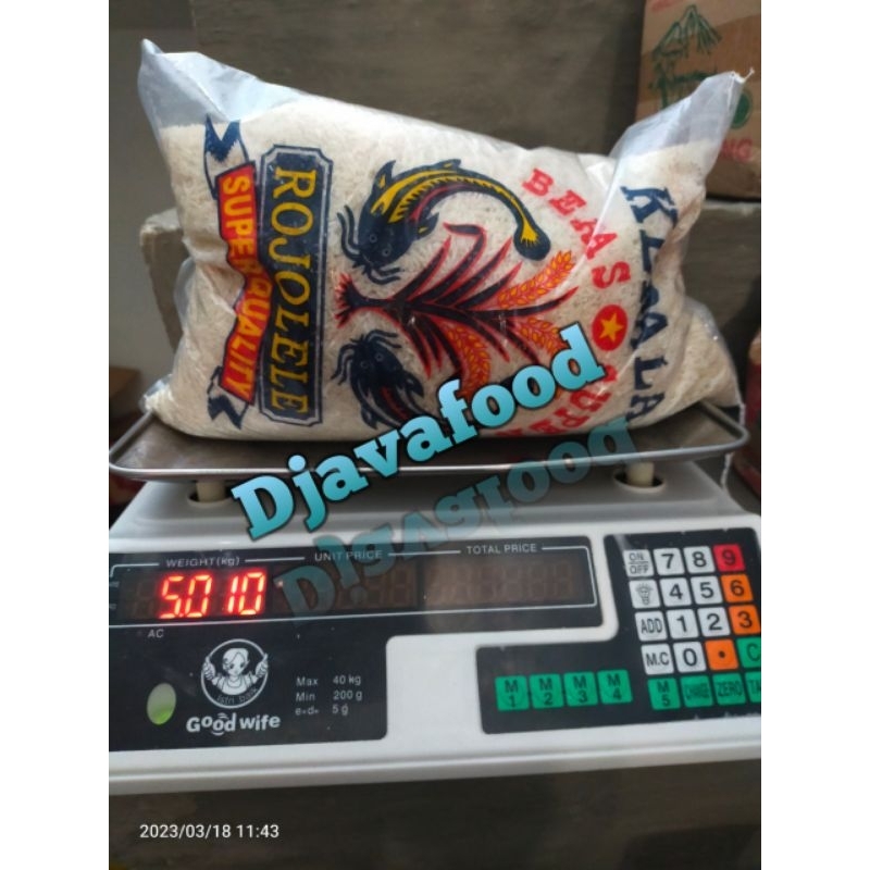 

beras rojolele super 5 kg rojo lele