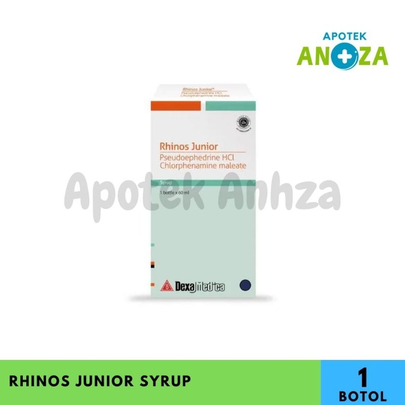 Rhinos Junior Sirup 60 mL - Flu pilek anak