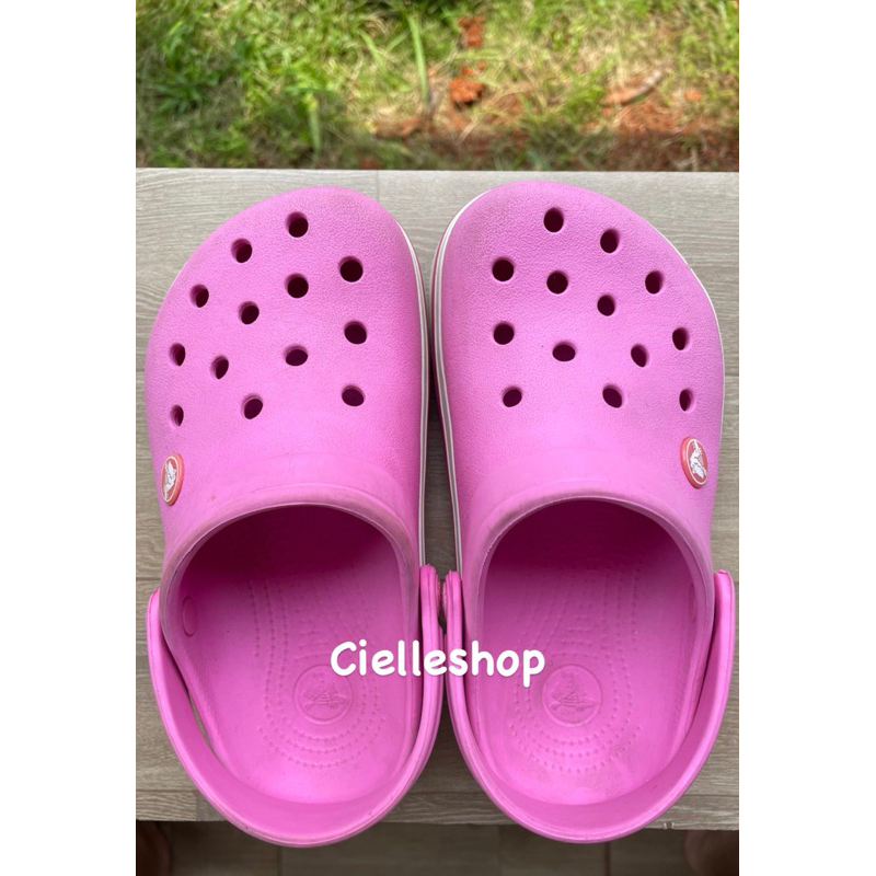 CROCS PINK KIDS SIZE J1 (32-33 cm) (Preloved)