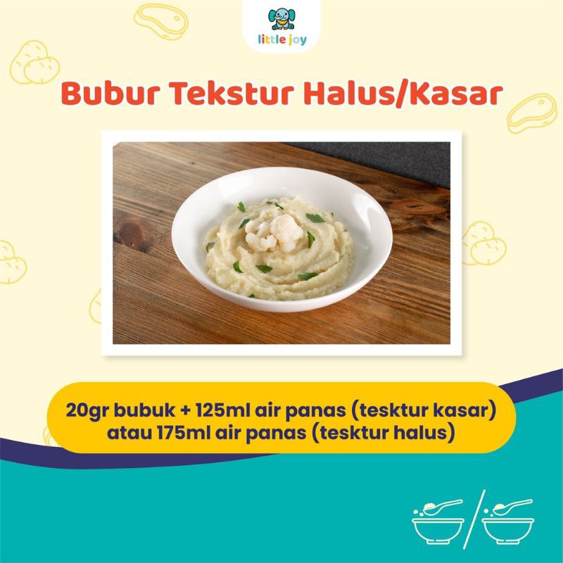 Little Joy Portamix Salmon /Portamix Beef / Little Joy Bubuk Kentang MPASI