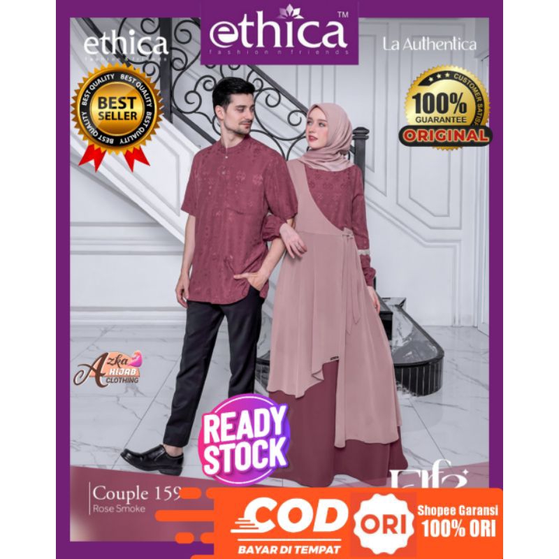 SARIMBIT ETHICA SALE PROMO CUCI GUDANG‼️SARIMBIT ELFA 159 ROSE SMOKE / SARIMBIT ETHICA 2025 / BAJU C