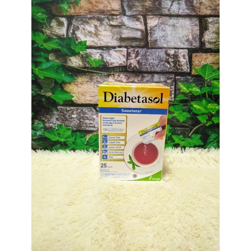 

Diabetasol sweetener 25 sachet 37,5g