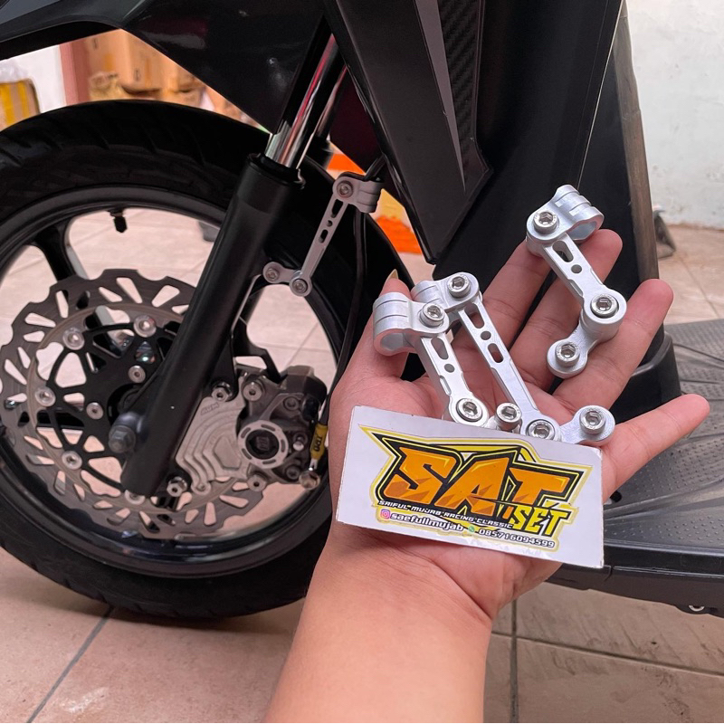 BRECKET BREKET SELANG REM DEPAN CNC GORILLA UNIVERSAL SEMUA MOTOR PNP SHOK SKOK SHOCK NINJA RR R SS 