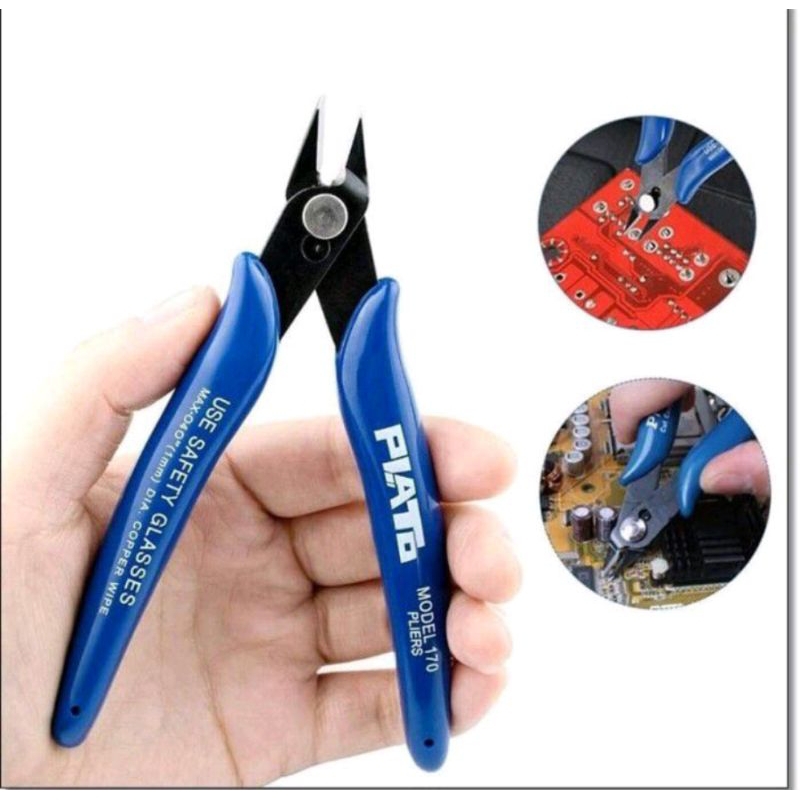 Tang Plato Alat Pemotong Kawat Kabel Serbaguna