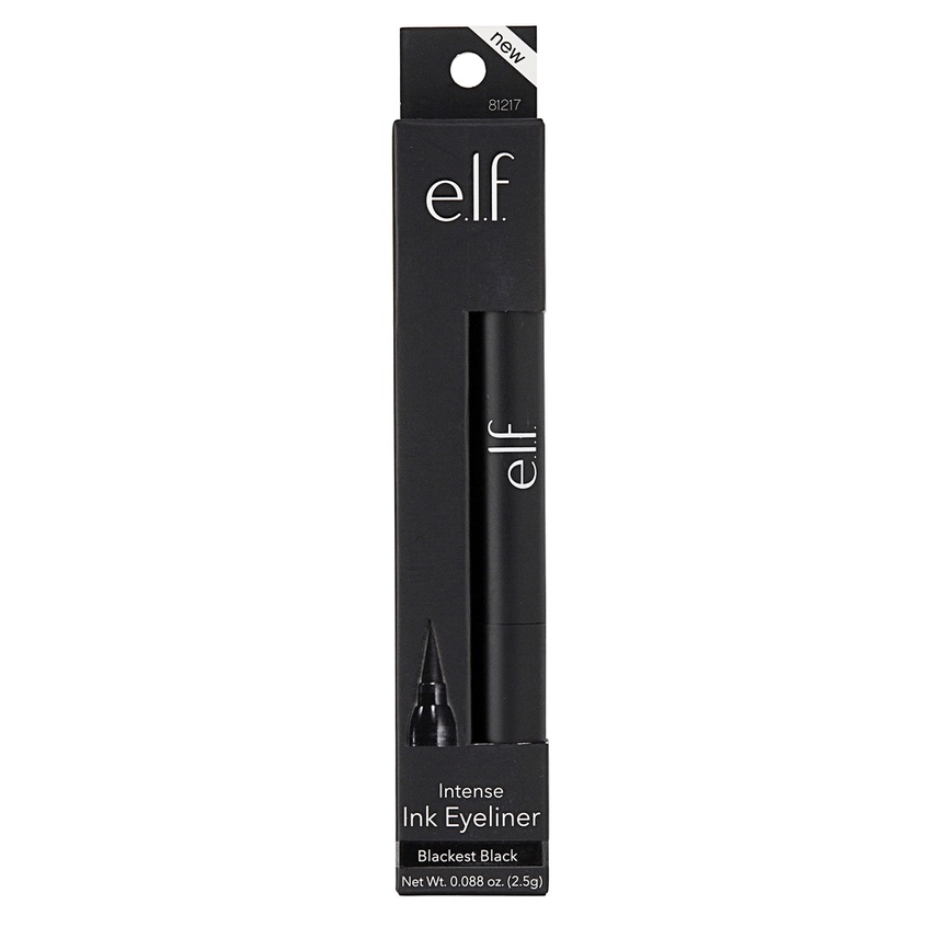 PROMO MURAH ELF Cosmetics Intense Ink Eyeliner (2.5 gr) Black Navy Eyeliner Mata Kosmetik ORI USA