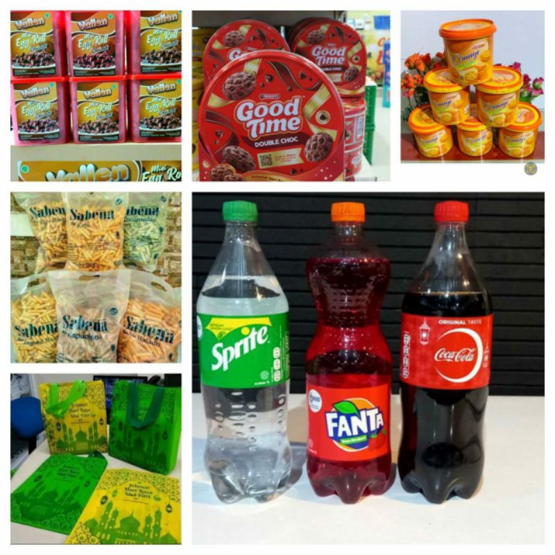 

Promo Ramadhan Free Tas Parcel lebaran Idul fitri bebas pilih Sprite/cocacola/fanta, sabena, goodtime, orange