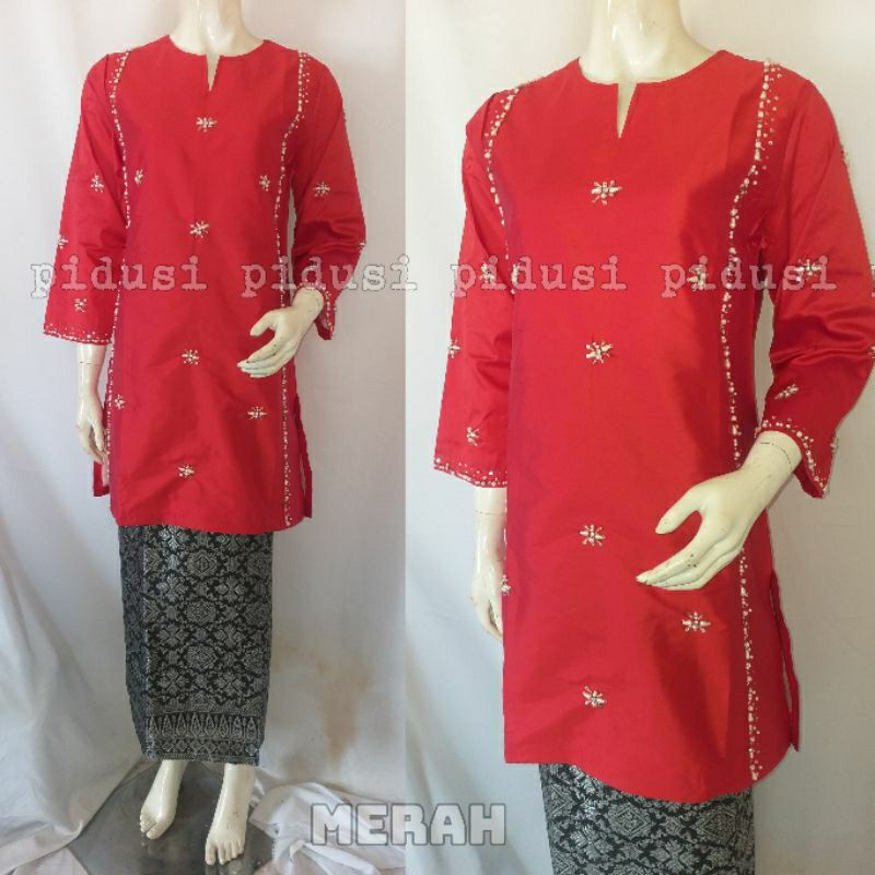 TERBARU SET BAJU KURUNG TAFFETA PAYET