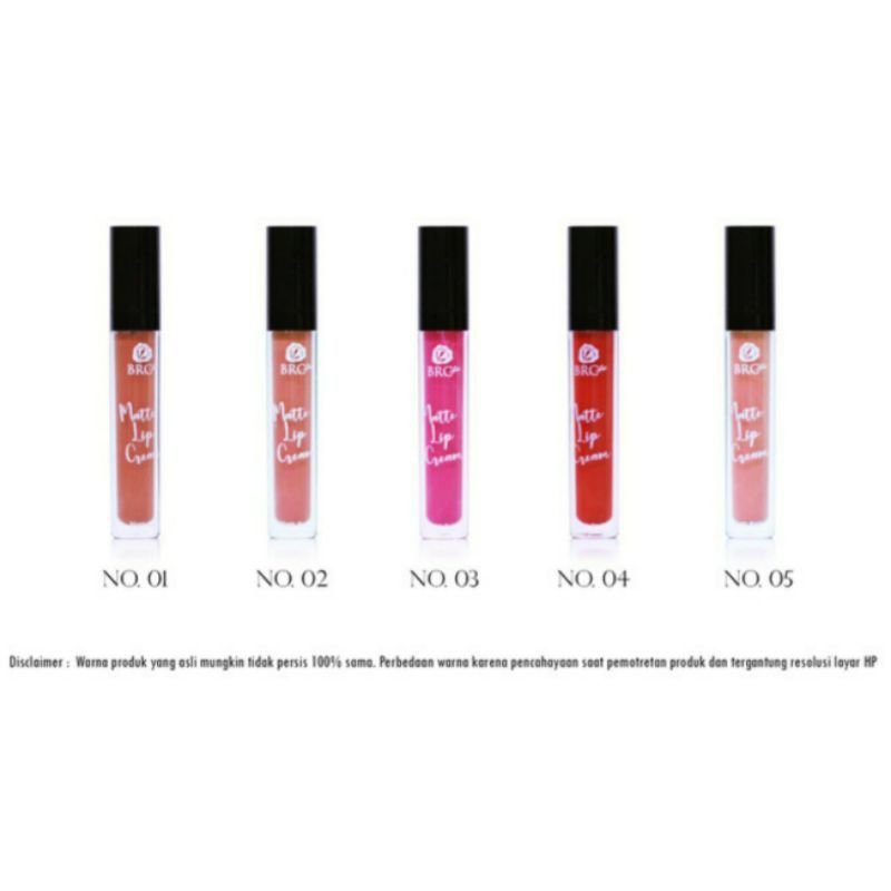 BRC GOLD Matte Lip Krim Beauty Rose Gold cosmetics