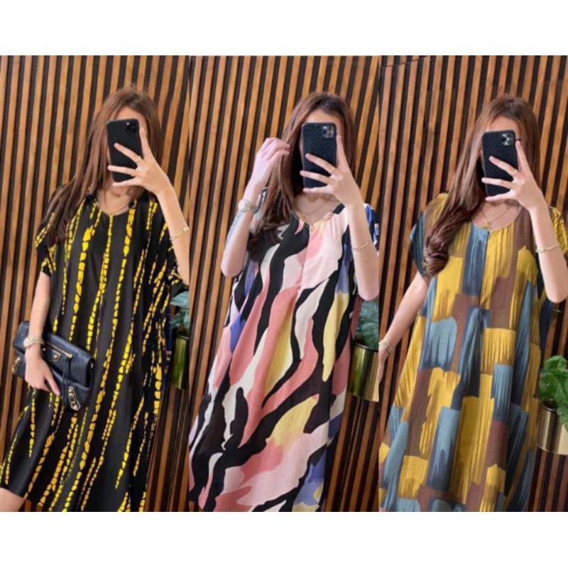 Daster Busui Panjang Selutut Kekinian