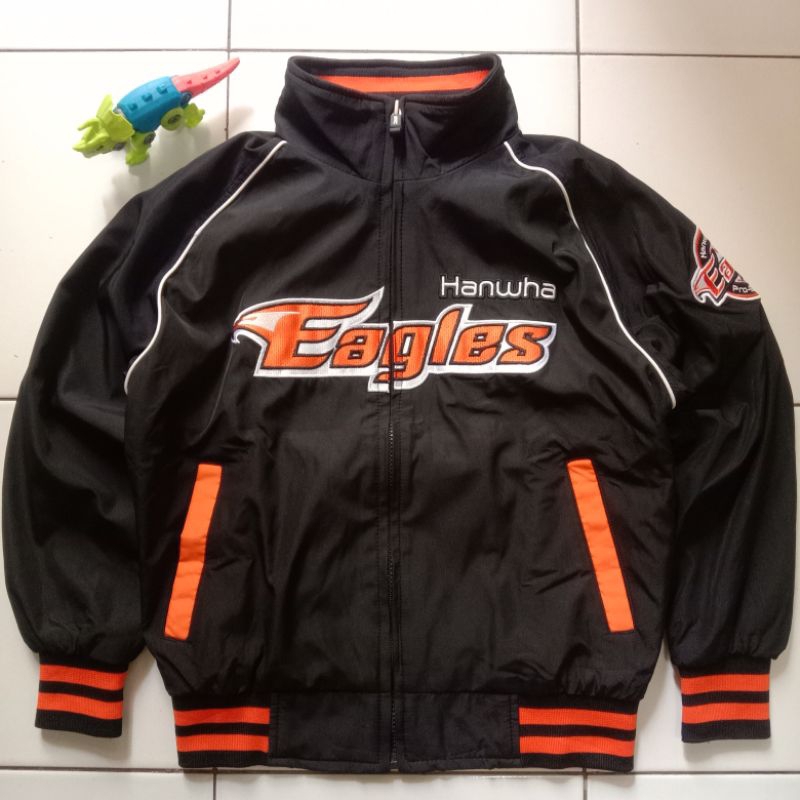 Jaket Baseball Varsity Anak ATC Eagles Hanwha Original Branded Second Preloved Laki Laki Perempuan B