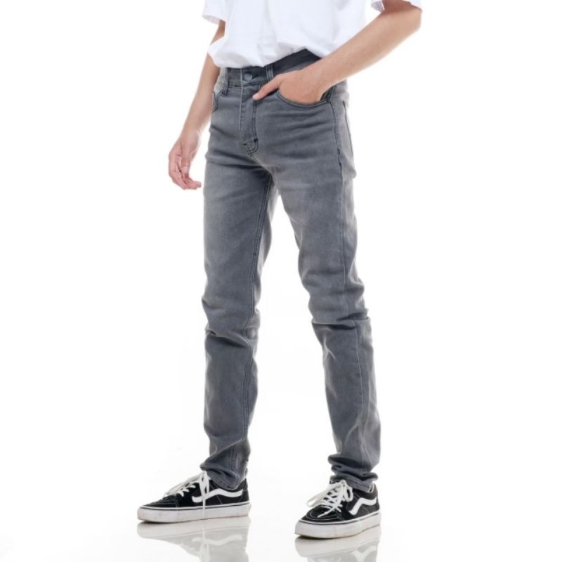 CELANA JEANS PRIA SLIMFIT BAHAN DENIM STRECHT MELAR