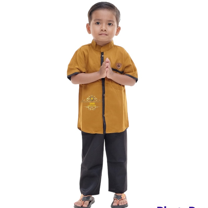 Setelan KEMKO Alaric Set Kemeja Koko Celana Anak Bayi 9 Bulan sampai 6 Tahun Original termurah dan terbaru