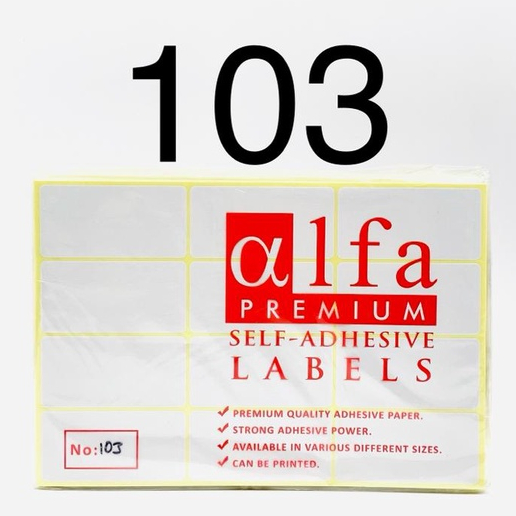 

Stiker Sticker Label Nama Undangan Harga Alfa No 103 / 32 mm x 64 mm