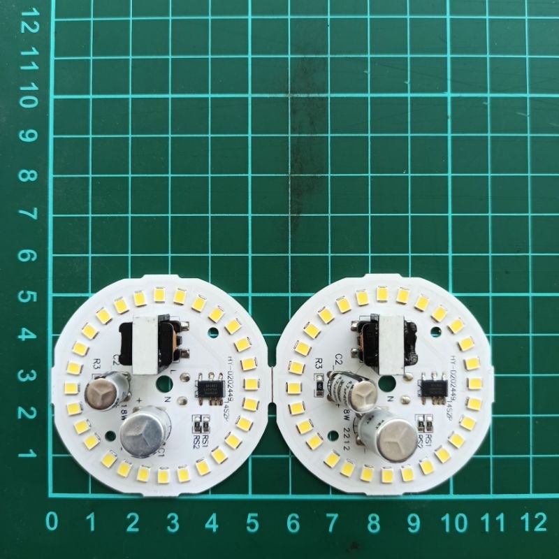 PCB MESIN LAMPU LED 18 WATT PREMIUM GRATIS BUBBLE DAN KARDUS