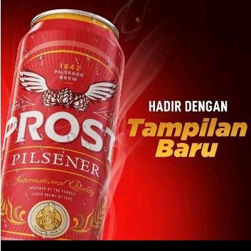 PROST Pilsener BOX Bir Kaleng 500 ML Prost beer Prost bir Prost Pilsener 500ml Beer 24 can Prost jumbo BOX