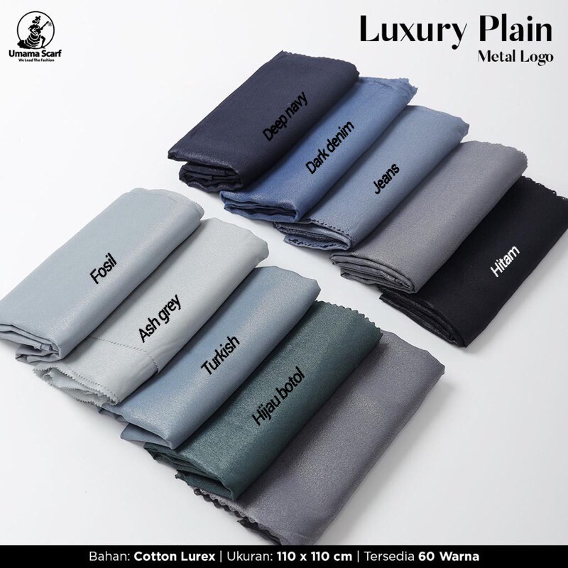 SEGIEMPAT LUXURY PLAIN ICON METAL LOGO UMAMA