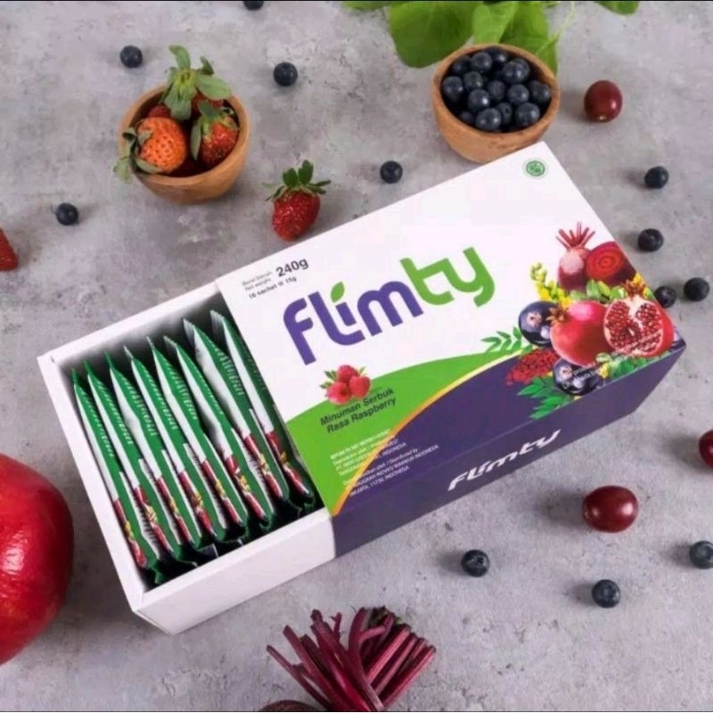 

FLIMTY FIBER ORIGINAL 100% 1 BOX ISI 16 SACHET PELANGSING DIET HALAL BPOM
