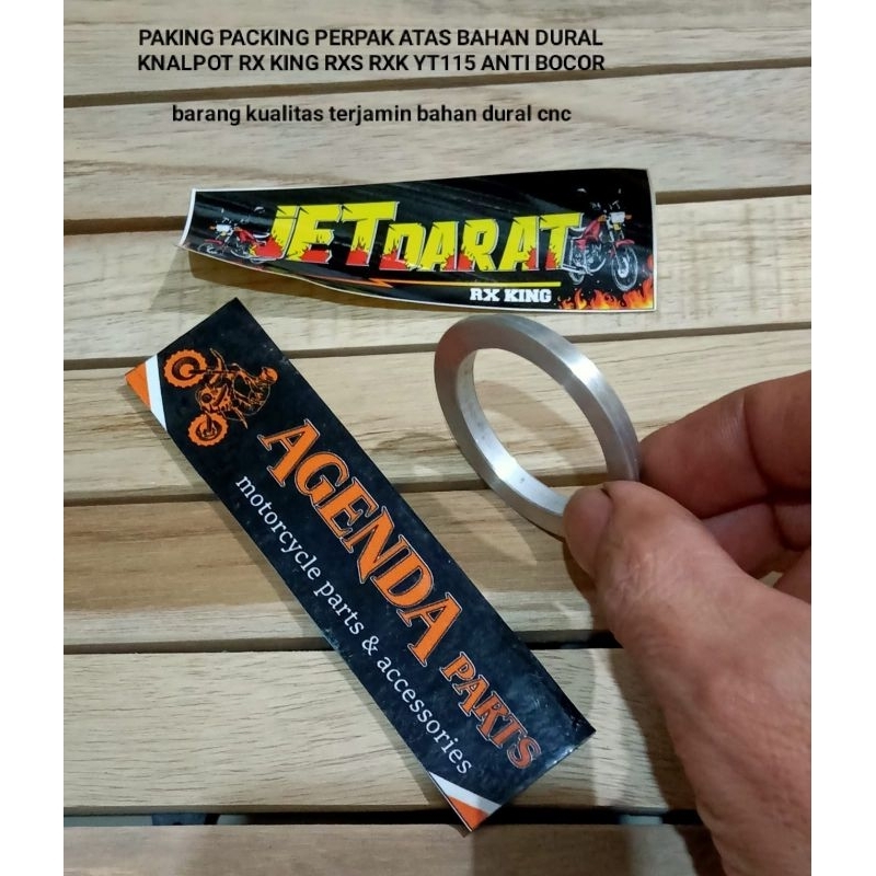 PAKING PACKING PERPAK ATAS BAHAN DURAL KNALPOT RX KING RXS RXK YT115 ANTI BOCOR