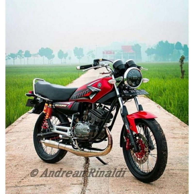 STRIPING ORI YAMAHA RX KING 2008 merah LIS STICKER DECAL RX KING STANDAR RX KING 2008