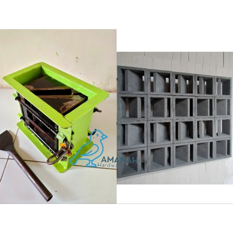 Cetakan loster angin-angin 2 muka Model 04