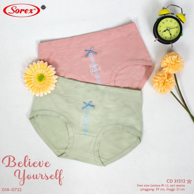 Sorex CD kode 31212 celana dalam wanita Believe yourself ukuran allsize setara M - L