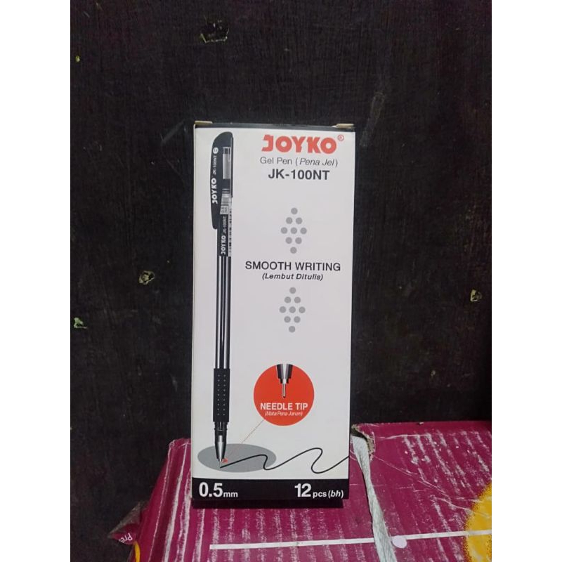 

Pulpen Gel Joyko Jk 100Nt 0.5mm Hitam 1 pack