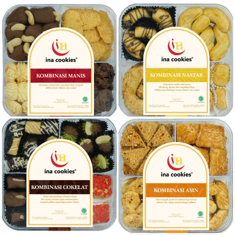 

FLASH SALE INA COOKIES KUE KERING KOMBINASI ENAK -GOJEK/GRAB ONLY