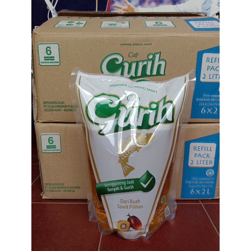 

Minyak Goreng Gurih 2 Liter 1 Dus