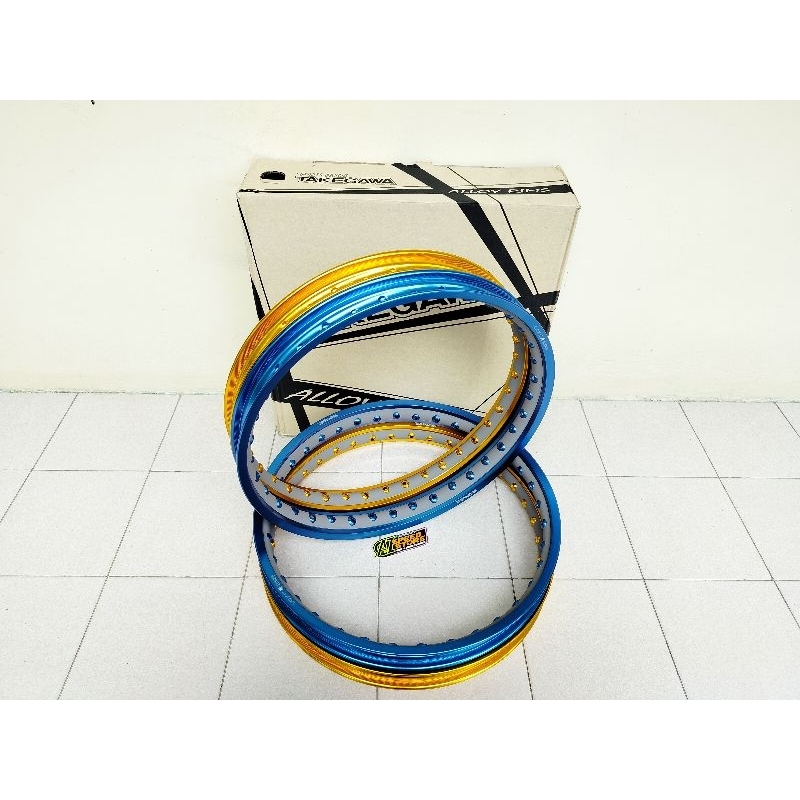 Velg Pelek Pelak Jari Jari Takegawa Jinfey Jinfei Jin Fei Jinfai Twotone Polos Ring 17 Ukuran 120/14