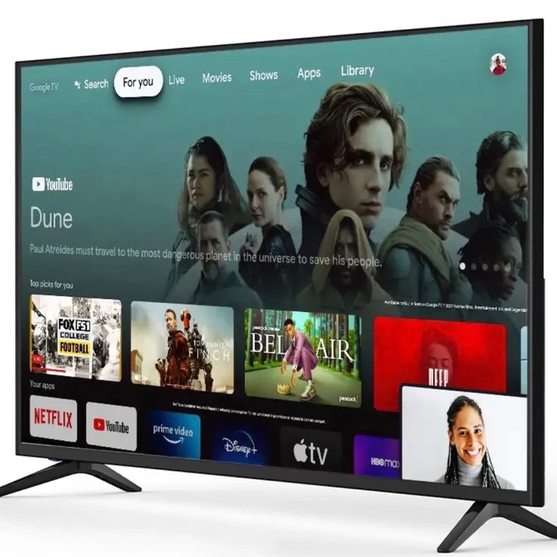 AMEX SMART LED TV Full HD 43 Inch - Televisi HDTV HDMI Android Netflix Youtube