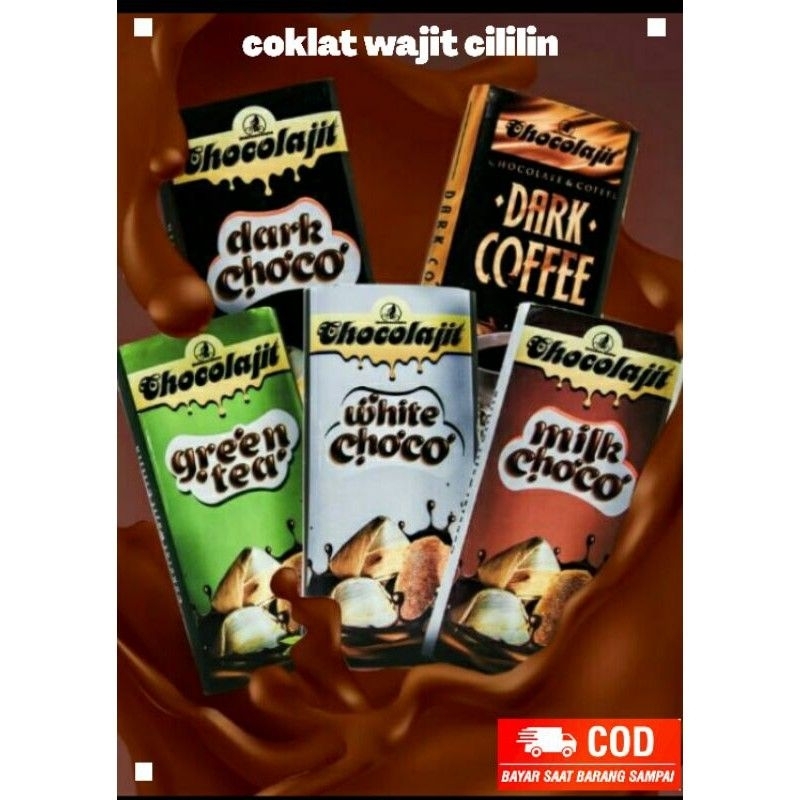 

Cokelat Batangan Warna / Chocolajit 100g / Bayar Ditempat