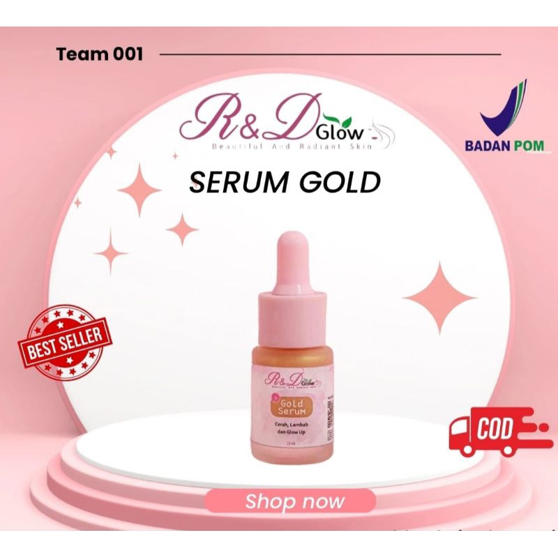 Serum Gold Glowing R&D Glow Whitening
