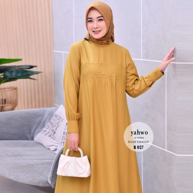 DRESS TERBARU 2024/Gamis sage/Dress kemilau/Gamis yahwo by shidqi kode R027/Gamis wanita terbaru/Gamis toyobo fodu kualitas premium/Dress terlaris dan populer/Gamis pesta/Gamis kekinian/Dress merah bata/Gamis yahwo by shidqi original/Yahwo hijab fashion